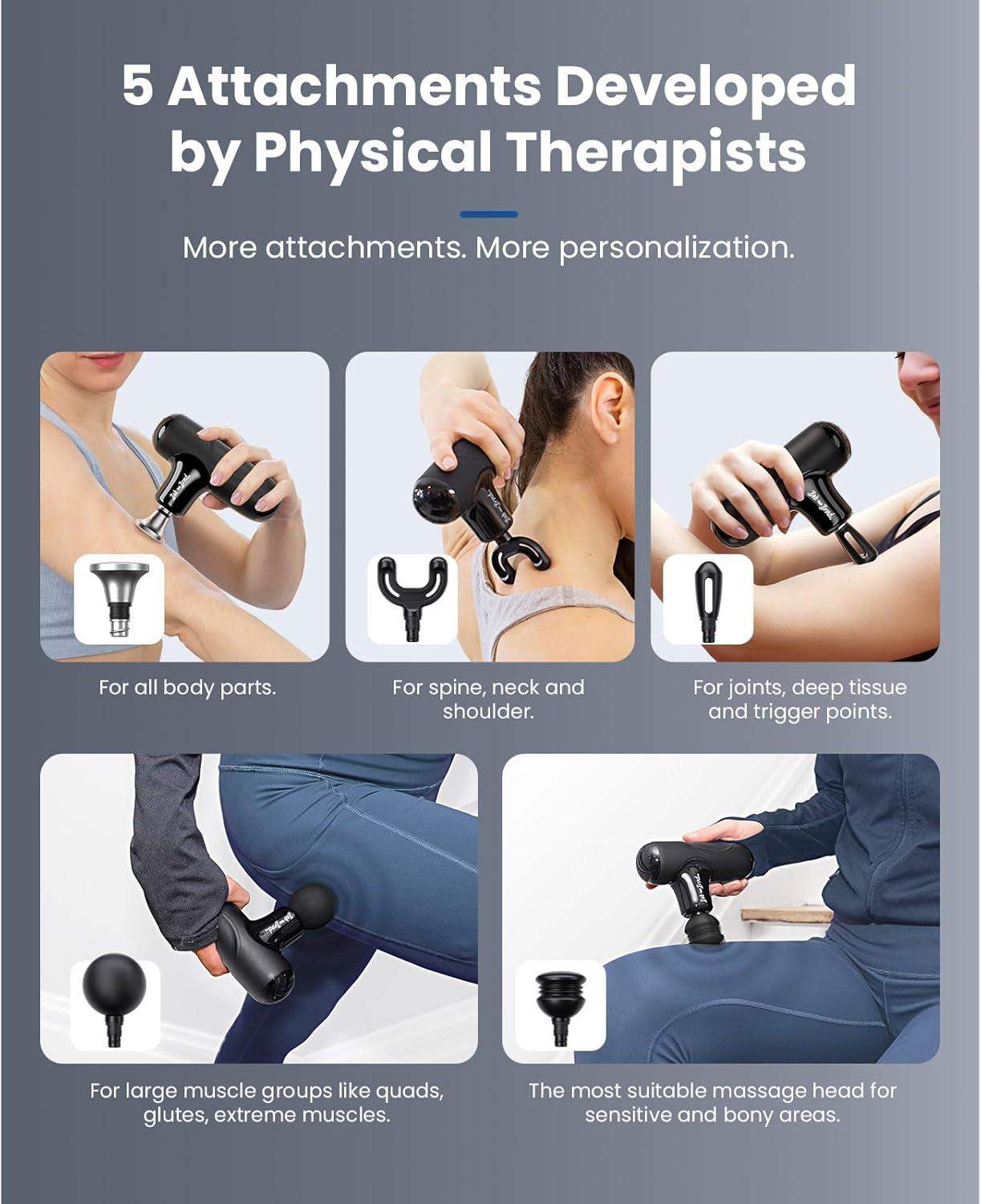 Deep Tissue Pocket-Size Mini Massage Gun for Portable Muscle Relief On-the-Go - imprüv  