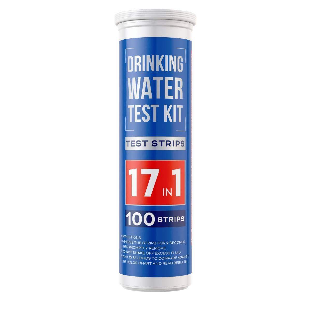 Drinking Water Home Test Kit, Tap and Well Water Testing Strips for Hardness and Heavy Metals, 120 ct - imprüv  