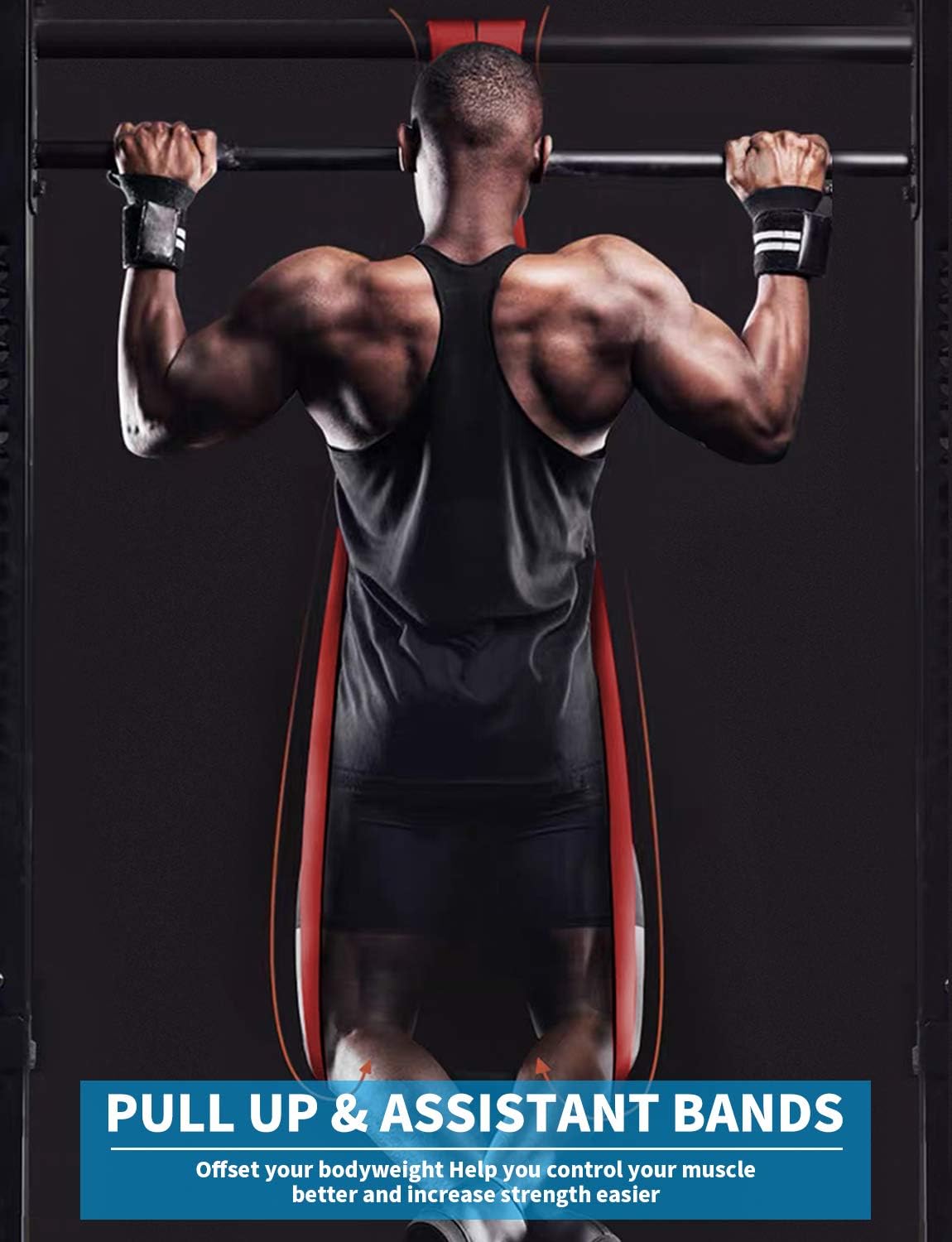 Extra Long Natural Latex Resistance Bands – Durable Loop Bands for Strength, Flexibility, and Mobility Training - imprüv