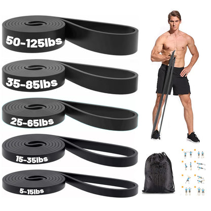 Extra Long Natural Latex Resistance Bands – Durable Loop Bands for Strength, Flexibility, and Mobility Training - imprüv