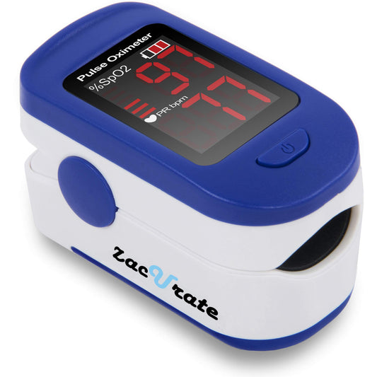 Fingertip Pulse Oximeter – Measures Blood Oxygen Saturation and Heart Rate for Wellness Monitoring - imprüv  