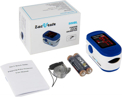 Fingertip Pulse Oximeter – Measures Blood Oxygen Saturation and Heart Rate for Wellness Monitoring - imprüv  