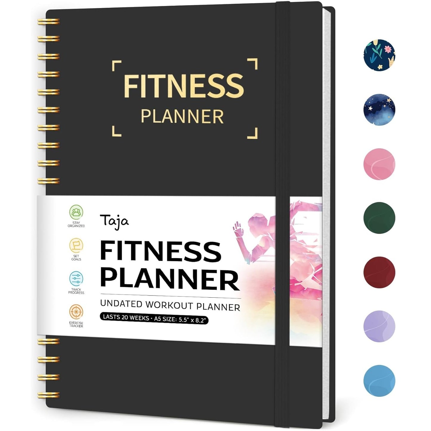 Fitness Workout Journal for Tracking Progress and Wellness Goals -impruv