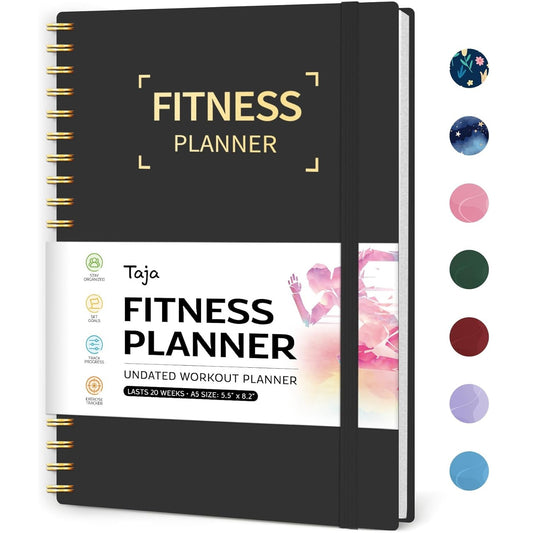 Fitness Workout Journal for Tracking Progress and Wellness Goals -impruv