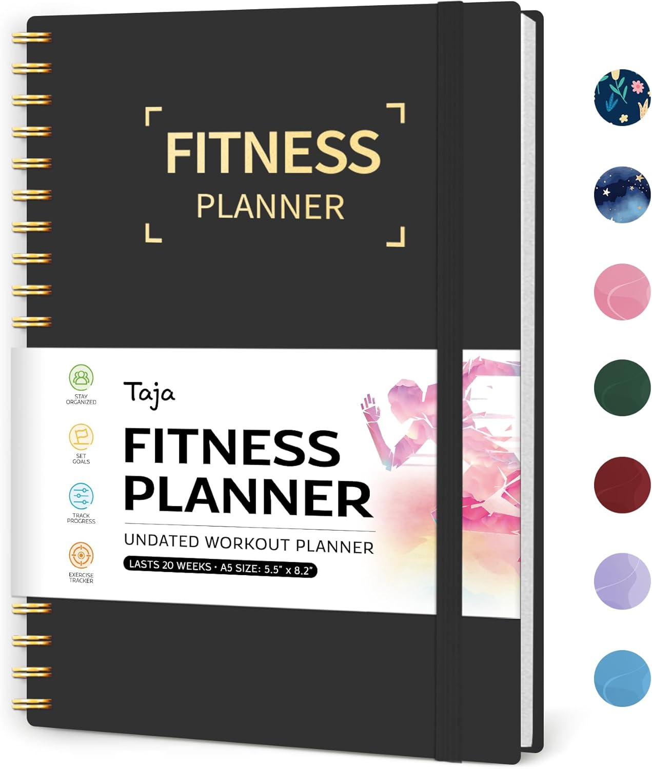 Fitness Workout Journal for Tracking Progress and Wellness Goals - imprüv  