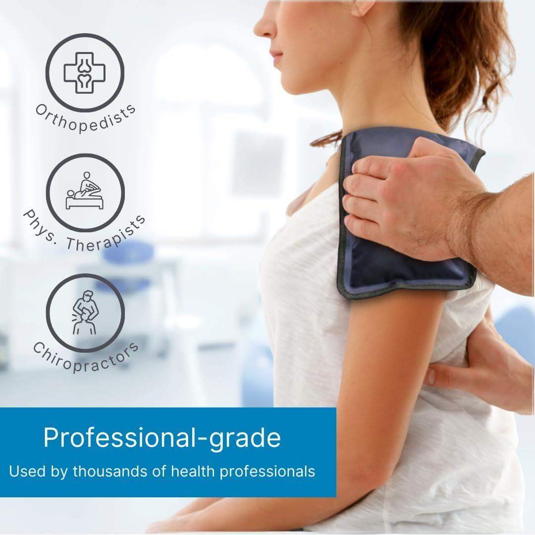 Flexible Gel Ice Pack, Soft Cooling Pad for Inflammation, Swelling, and Pain Relief - imprüv  