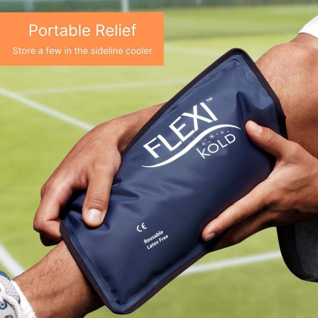 Flexible Gel Ice Pack, Soft Cooling Pad for Inflammation, Swelling, and Pain Relief - imprüv  
