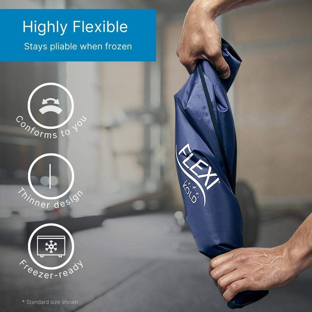 Flexible Gel Ice Pack, Soft Cooling Pad for Inflammation, Swelling, and Pain Relief - imprüv  
