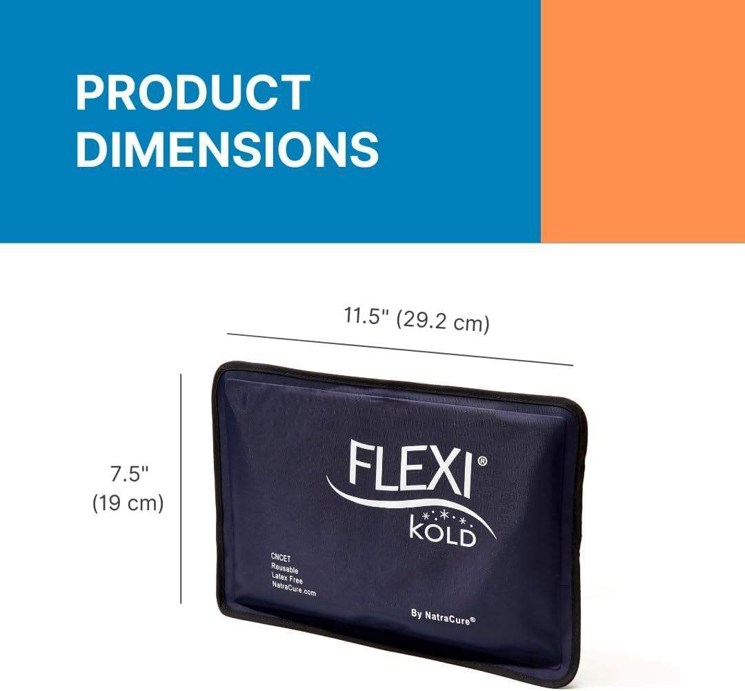 Flexible Gel Ice Pack, Soft Cooling Pad for Inflammation, Swelling, and Pain Relief - imprüv  