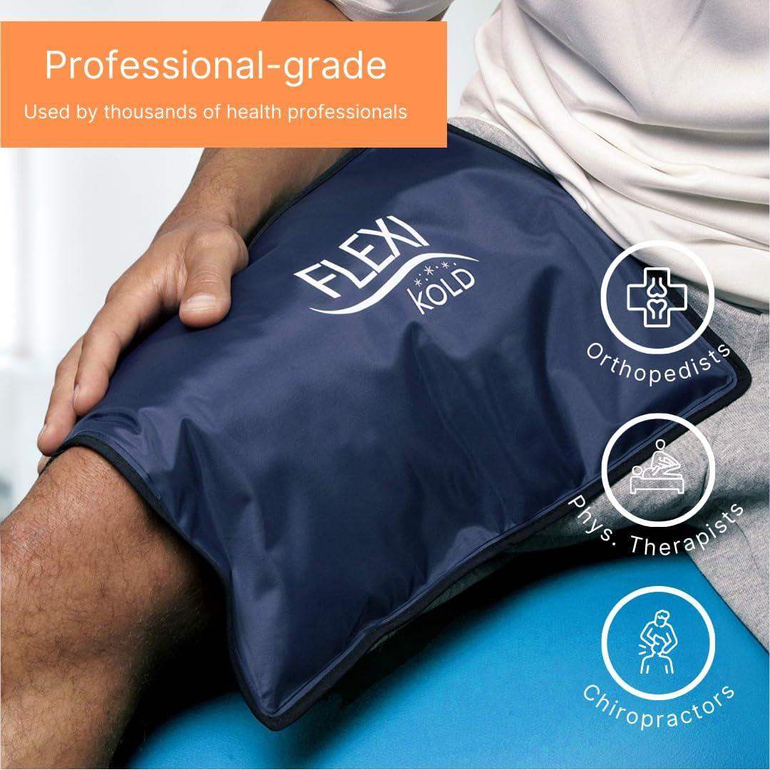 Flexible Gel Ice Pack, Soft Cooling Pad for Inflammation, Swelling, and Pain Relief - imprüv  