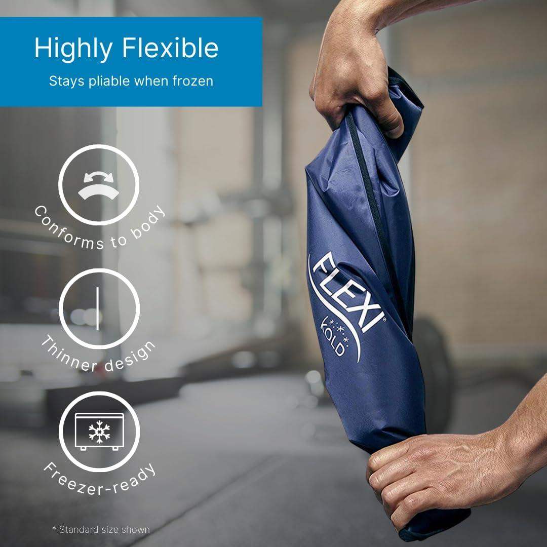 Flexible Gel Ice Pack, Soft Cooling Pad for Inflammation, Swelling, and Pain Relief - imprüv  