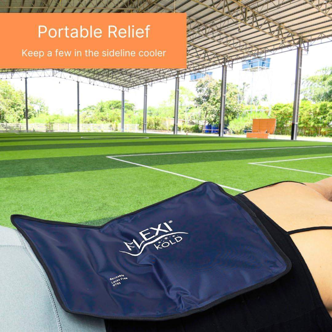 Flexible Gel Ice Pack, Soft Cooling Pad for Inflammation, Swelling, and Pain Relief - imprüv  