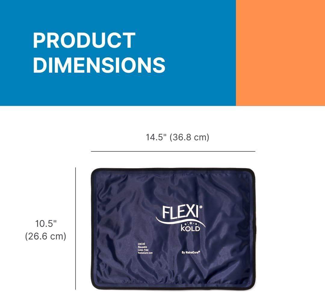 Flexible Gel Ice Pack, Soft Cooling Pad for Inflammation, Swelling, and Pain Relief - imprüv  