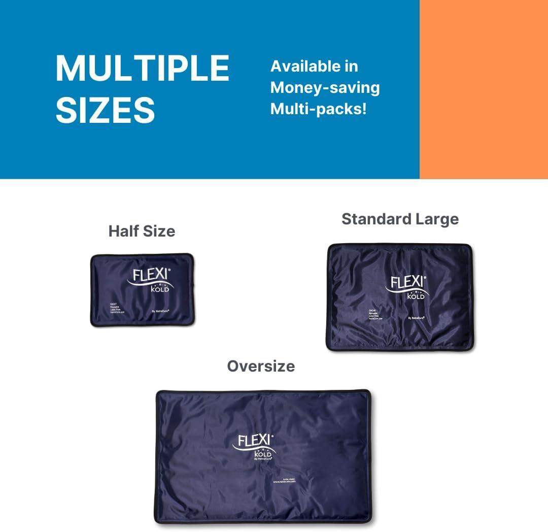 Flexible Gel Ice Pack, Soft Cooling Pad for Inflammation, Swelling, and Pain Relief - imprüv  