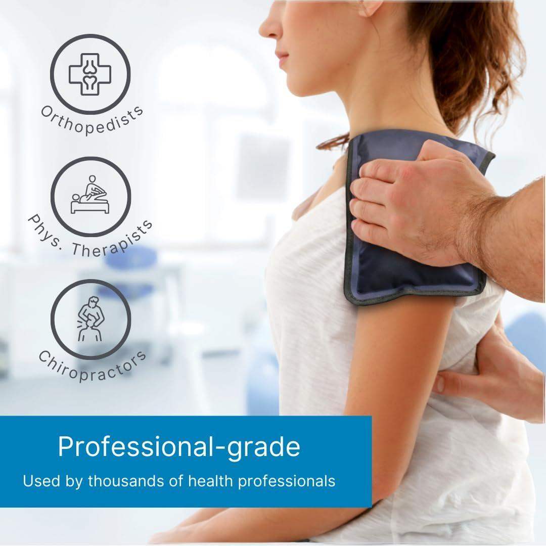 Flexible Gel Ice Pack, Soft Cooling Pad for Inflammation, Swelling, and Pain Relief - imprüv  