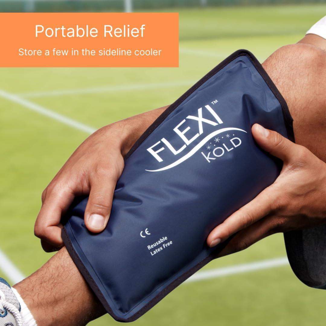 Flexible Gel Ice Pack, Soft Cooling Pad for Inflammation, Swelling, and Pain Relief - imprüv  