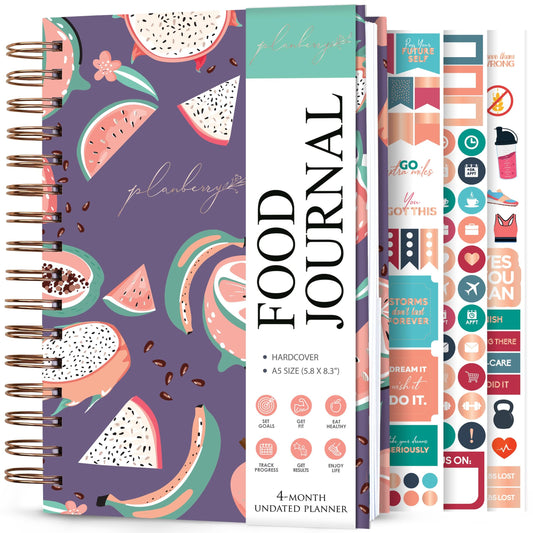 Food Journal for Nutrition Tracking Calorie Counting Meal Planning Exercise Logging and Weight Management - imprüv  