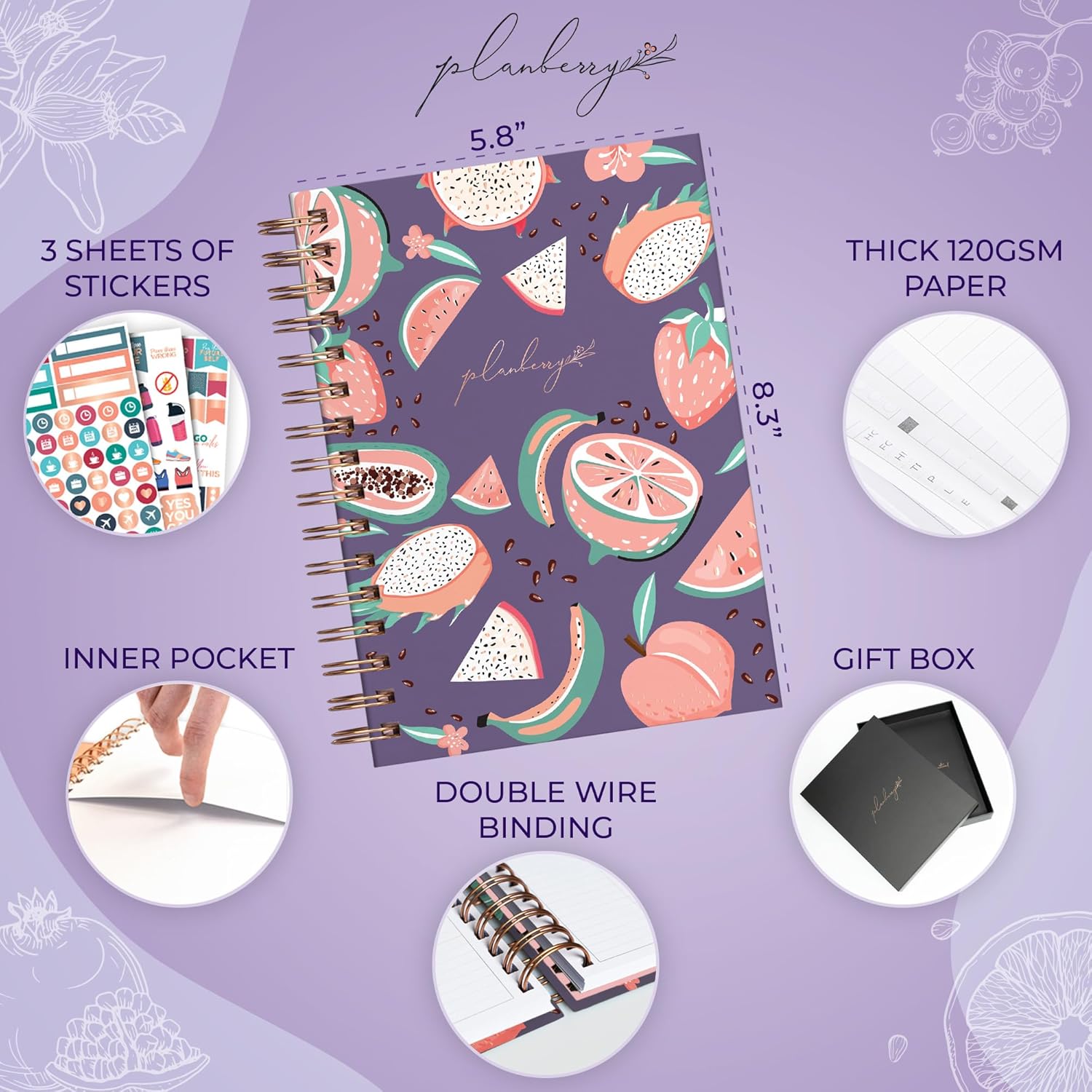 Food Journal for Nutrition Tracking Calorie Counting Meal Planning Exercise Logging and Weight Management - imprüv  