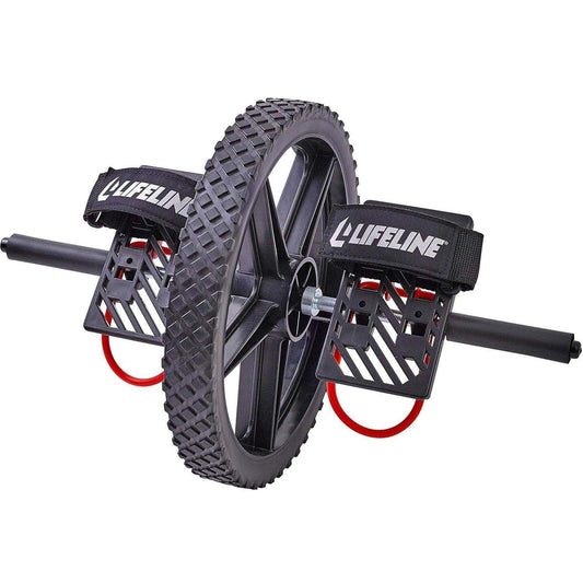 Foot Strap Power Ab Wheel, Functional Core Trainer for Stability, Strength, and Controlled Rollouts - imprüv  