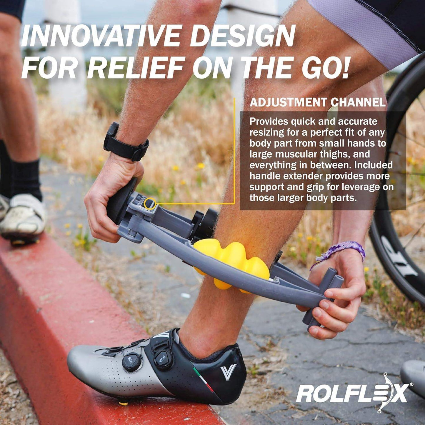 Forearm Self-Massage Roller for Tennis and Golfer's Elbow, Carpal Tunnel, and Tendonitis Recovery - imprüv  