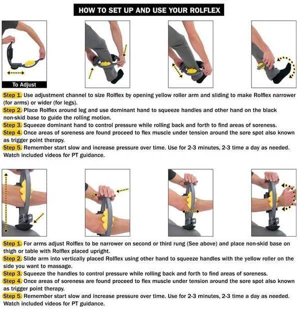 Forearm Self-Massage Roller for Tennis and Golfer's Elbow, Carpal Tunnel, and Tendonitis Recovery - imprüv  