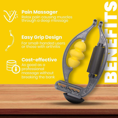 Forearm Self-Massage Roller for Tennis and Golfer's Elbow, Carpal Tunnel, and Tendonitis Recovery - imprüv  