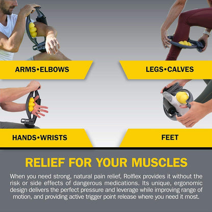 Forearm Self-Massage Roller for Tennis and Golfer's Elbow, Carpal Tunnel, and Tendonitis Recovery - imprüv  