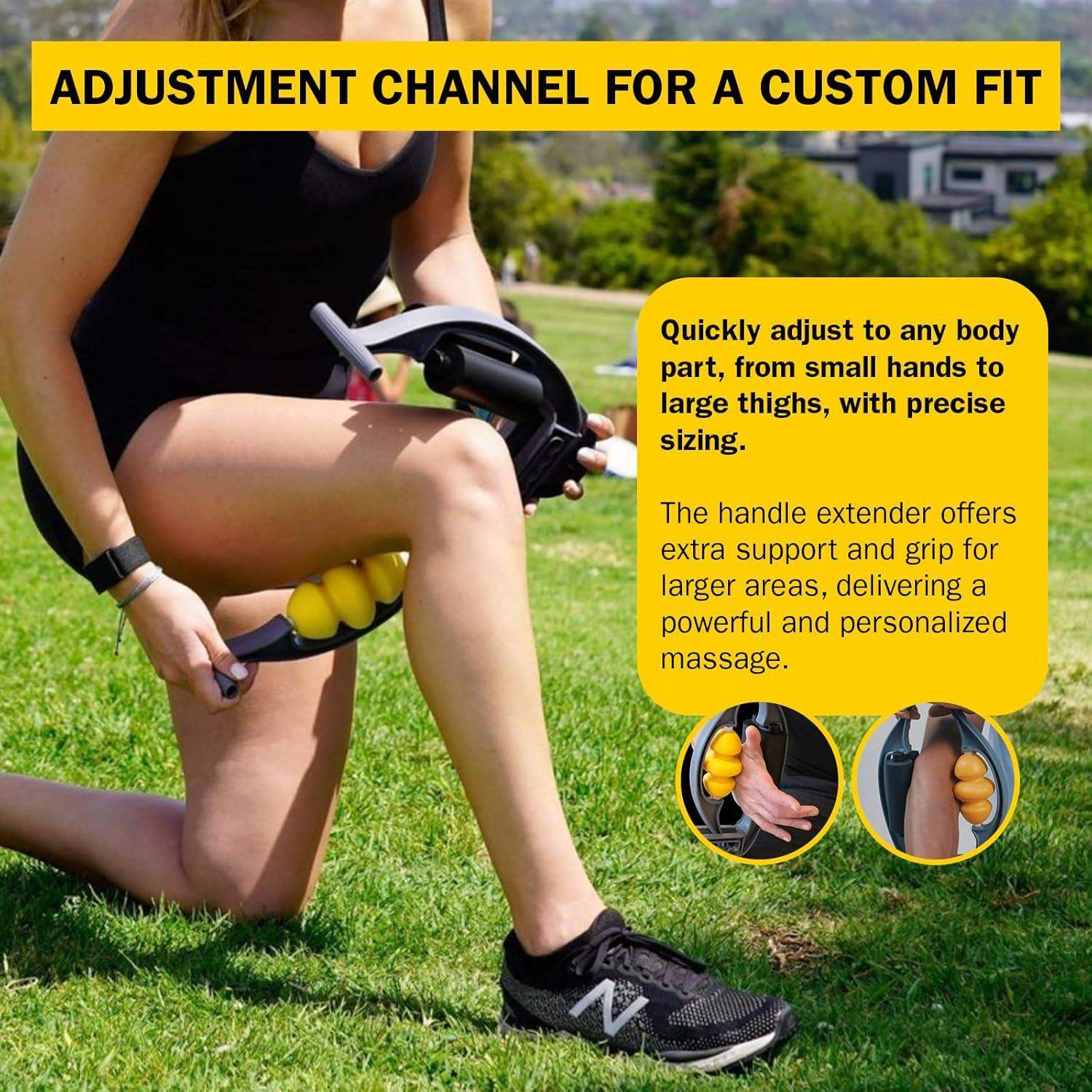 Forearm Self-Massage Roller for Tennis and Golfer's Elbow, Carpal Tunnel, and Tendonitis Recovery - imprüv  