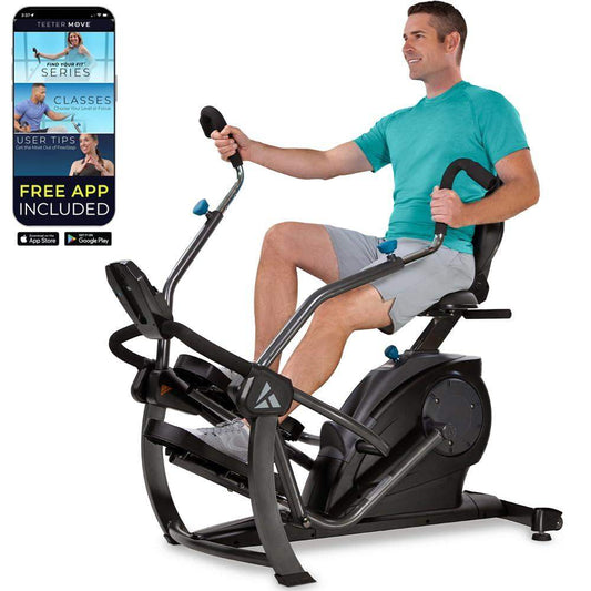 FreeStep Recumbent Cross Trainer, Magnetic Resistance Elliptical and Stride Stepper for Low-Impact Cardio and Joint-Friendly Strength - imprüv  