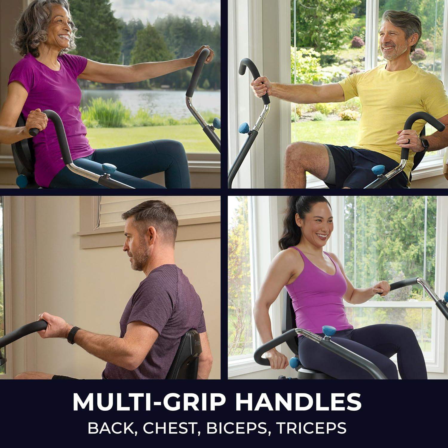 FreeStep Recumbent Cross Trainer, Magnetic Resistance Elliptical and Stride Stepper for Low-Impact Cardio and Joint-Friendly Strength - imprüv  