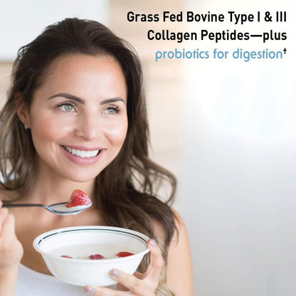 Garden of Life Grass Fed Collagen Peptides support skin, joints, hair, and nails with 20g protein, probiotics, and clean, unflavored collagen powder for daily use. - Impruv
