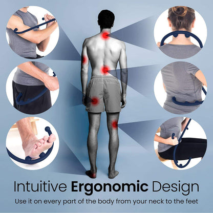 Handheld Self-Massage Therapy Hook for Deep Tissue Trigger Point Relief - imprüv  