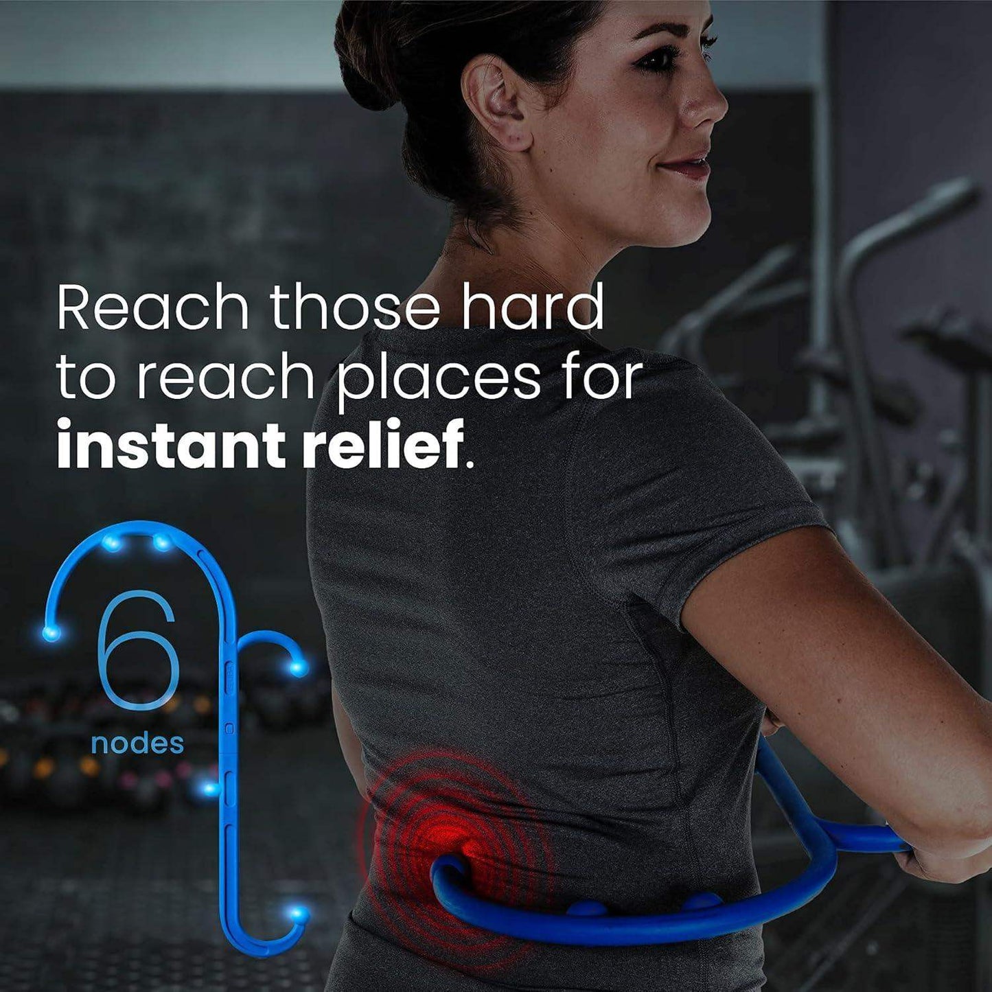 Handheld Self-Massage Therapy Hook for Deep Tissue Trigger Point Relief - imprüv  