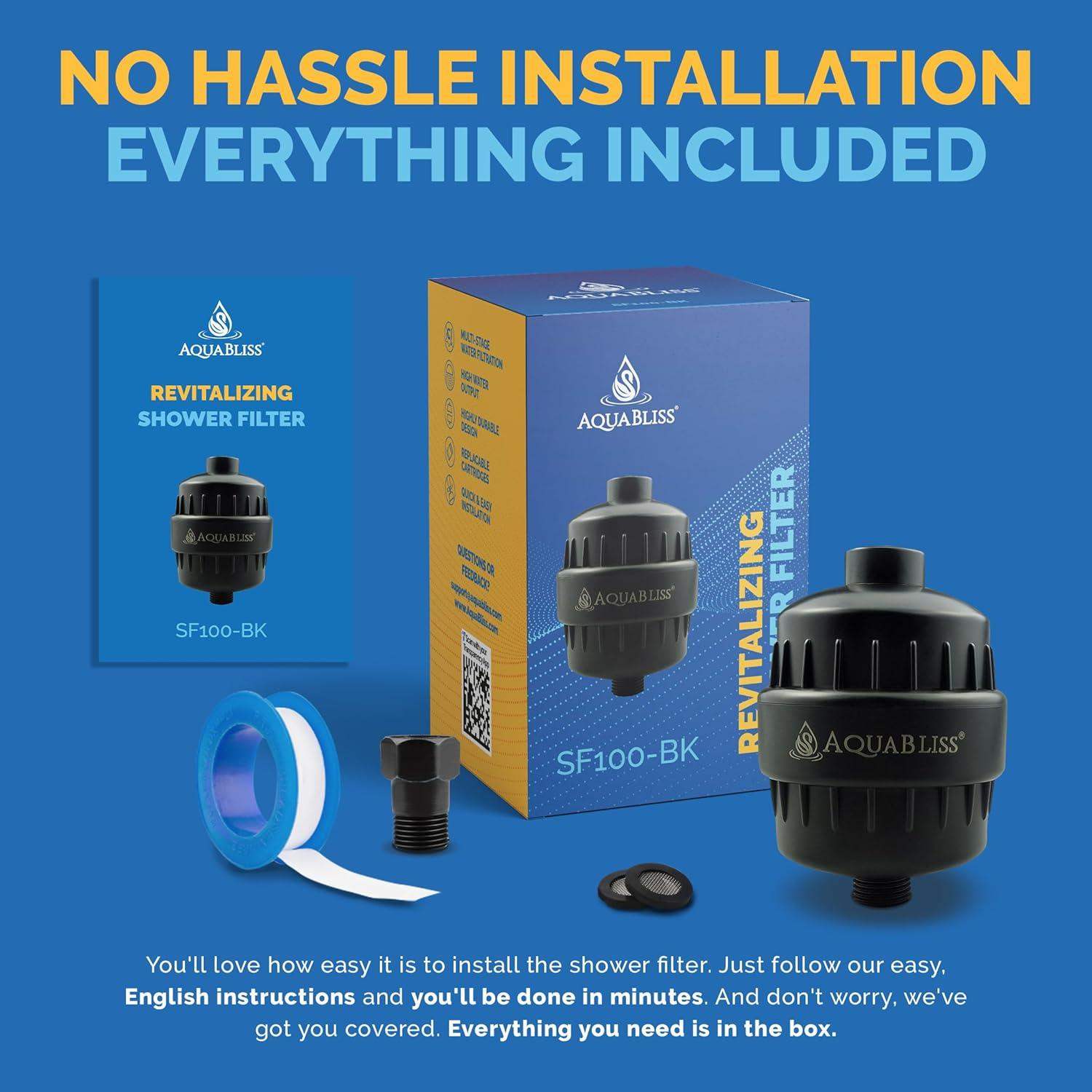 High-Output Revitalizing Shower Filter for Skin and Hair Hydration - imprüv  