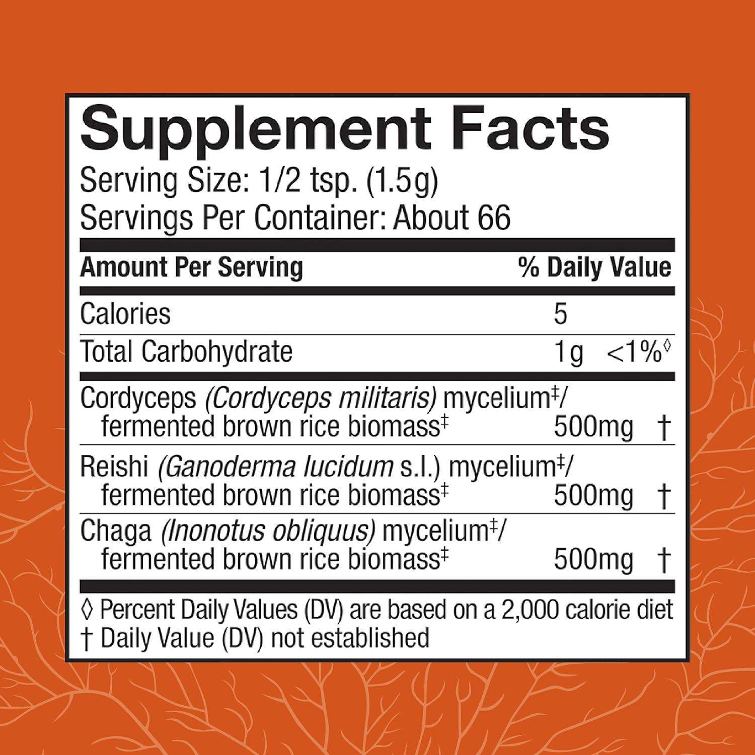 Host Defense Breathe* Mushroom Powder Blend for Lung and Respiratory Health - imprüv  