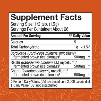 Host Defense Breathe* Mushroom Powder Blend for Lung and Respiratory Health - imprüv  