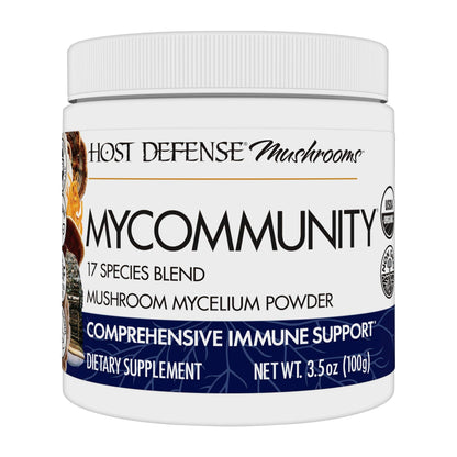 Host Defense MyCommunity 17 Species Mushroom Powder Blend for Comprehensive Immune Support - imprüv  