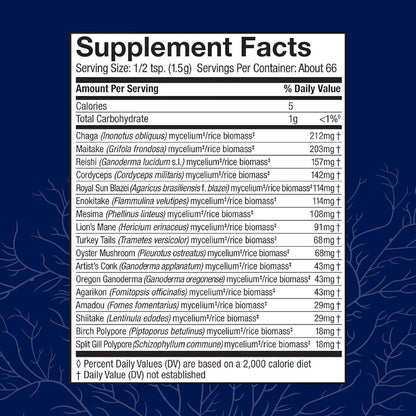 Host Defense MyCommunity 17 Species Mushroom Powder Blend for Comprehensive Immune Support - imprüv  