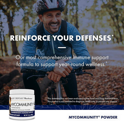 Host Defense MyCommunity 17 Species Mushroom Powder Blend for Comprehensive Immune Support - imprüv  