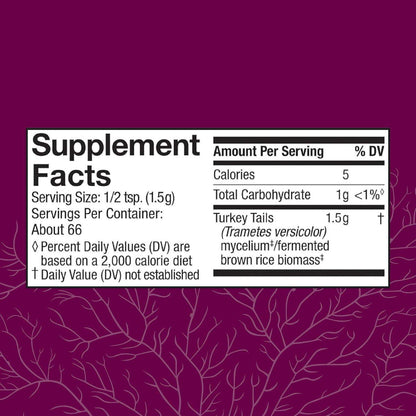 Host Defense Turkey Tail Mushroom Powder Blend for Immune Modulation and Gut Microbiome Balance - imprüv  