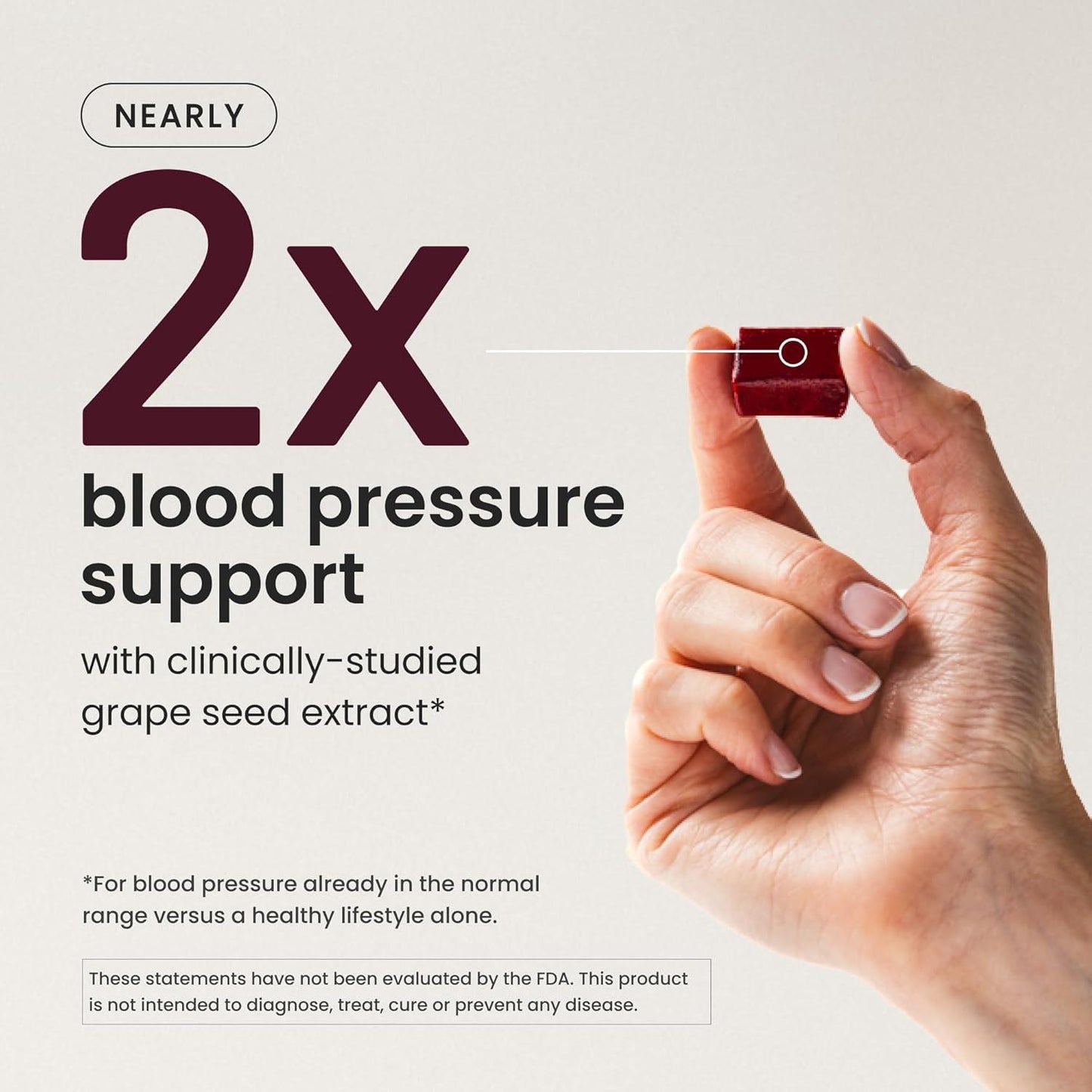 HumanN SuperBeets Heart Chews, Pomegranate Berry Nitric Oxide Supplement for Blood Pressure and Cardiovascular Support - imprüv  