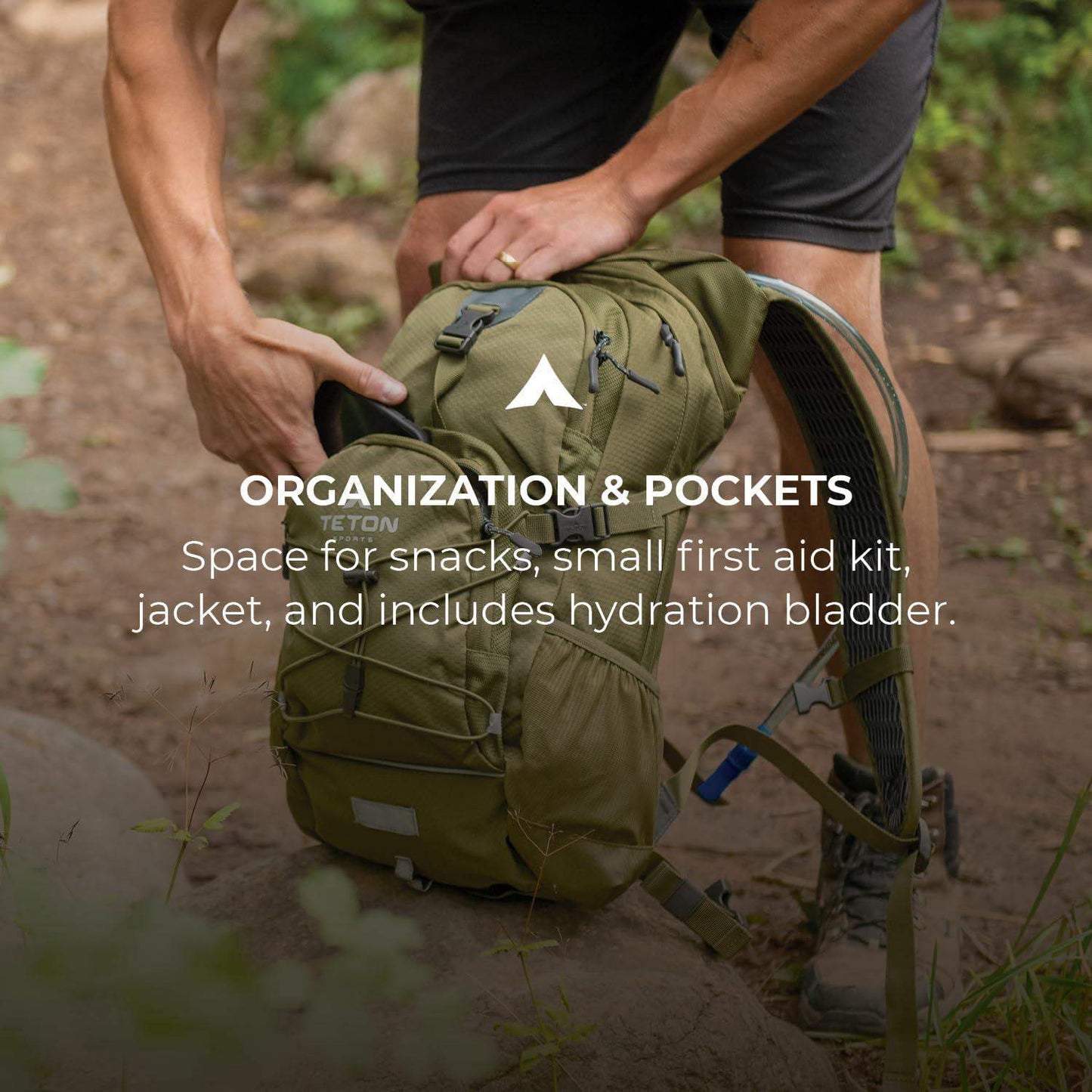 Hydration Hiking Backpack, Lightweight and Portable Drinking Water for Endurance Sport Hydration - imprüv  