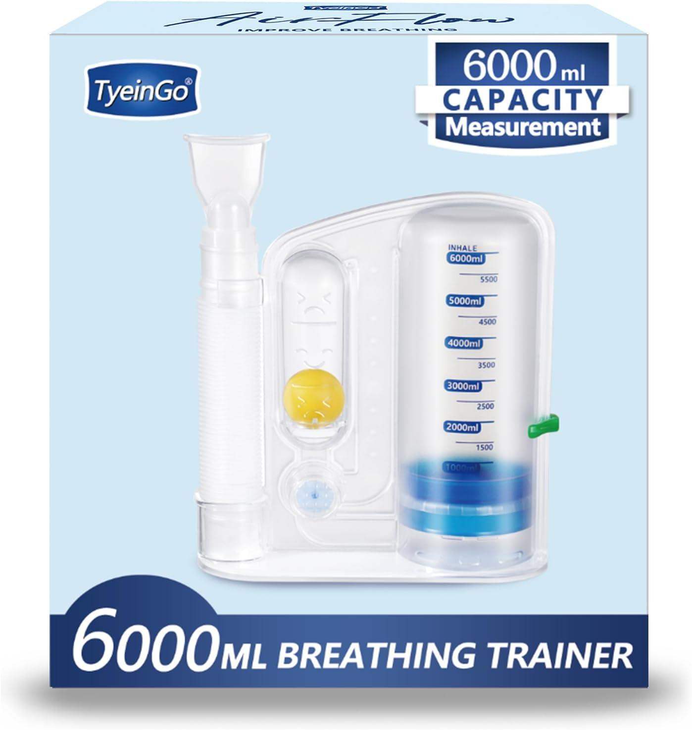Incentive Spirometer Breathing Exercise Device and Deep Breathing Trainer for Lung Health - imprüv  