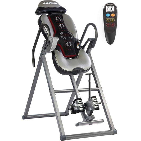 Inversion Table with Heat and Massage for Spinal Decompression, Back Relief, and Circulation - imprüv  