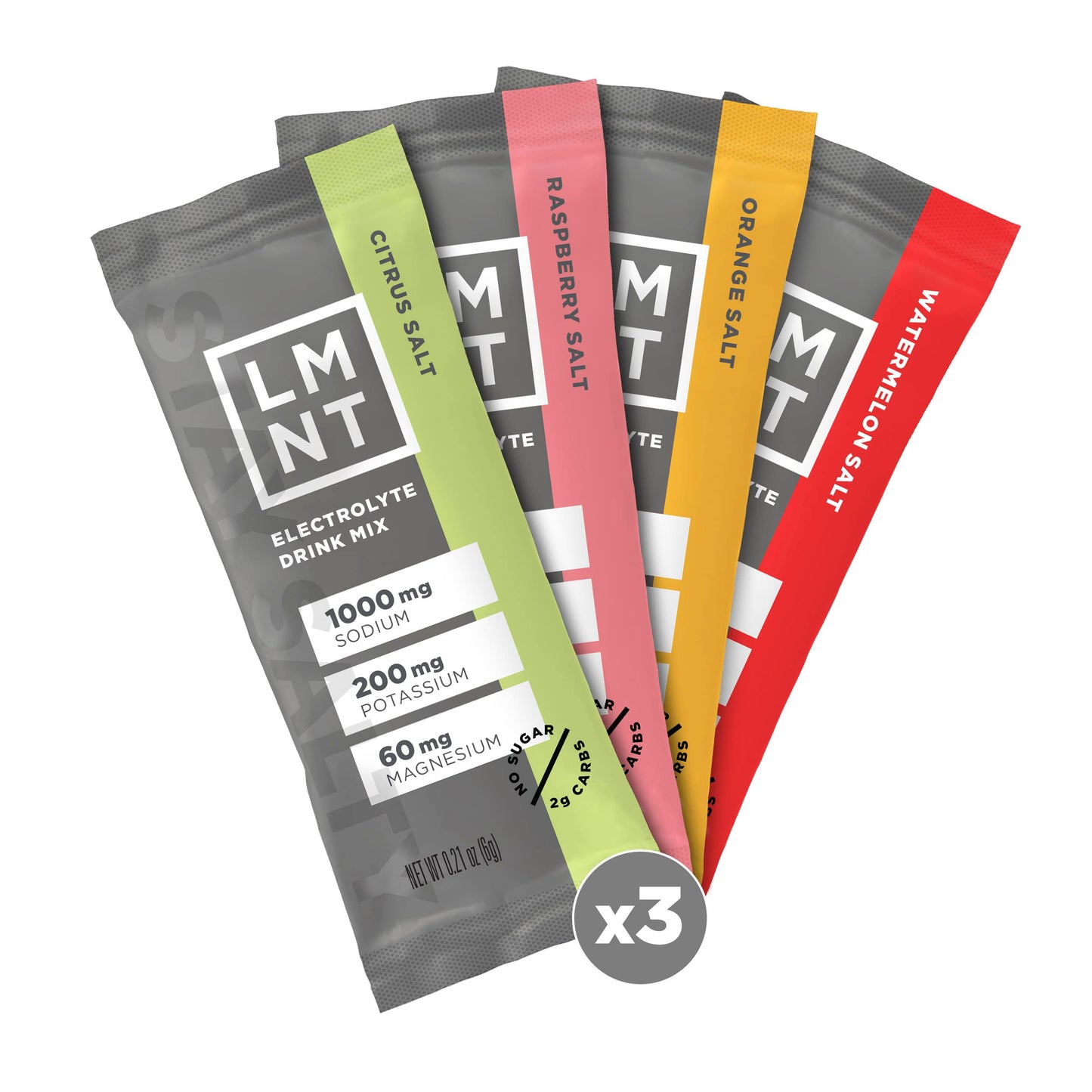 LMNT Zero Sugar Electrolyte Drink Mix Variety Pack for Hydration Support Energy Balance and Low-Carb Lifestyle