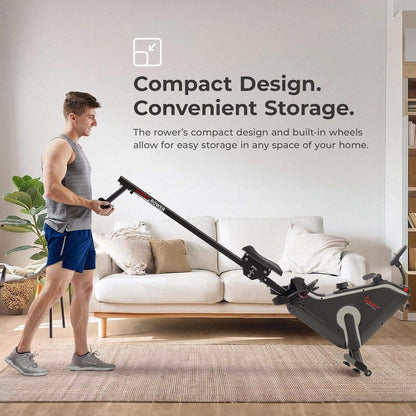 Magnetic Resistance Rowing Machine for Low-Impact Cardio and Upper Back Strength - imprüv  