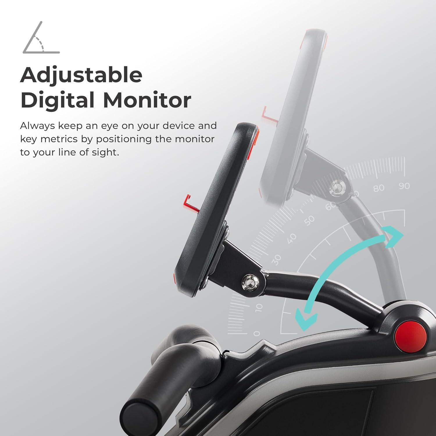Magnetic Resistance Rowing Machine for Low-Impact Cardio and Upper Back Strength - imprüv  
