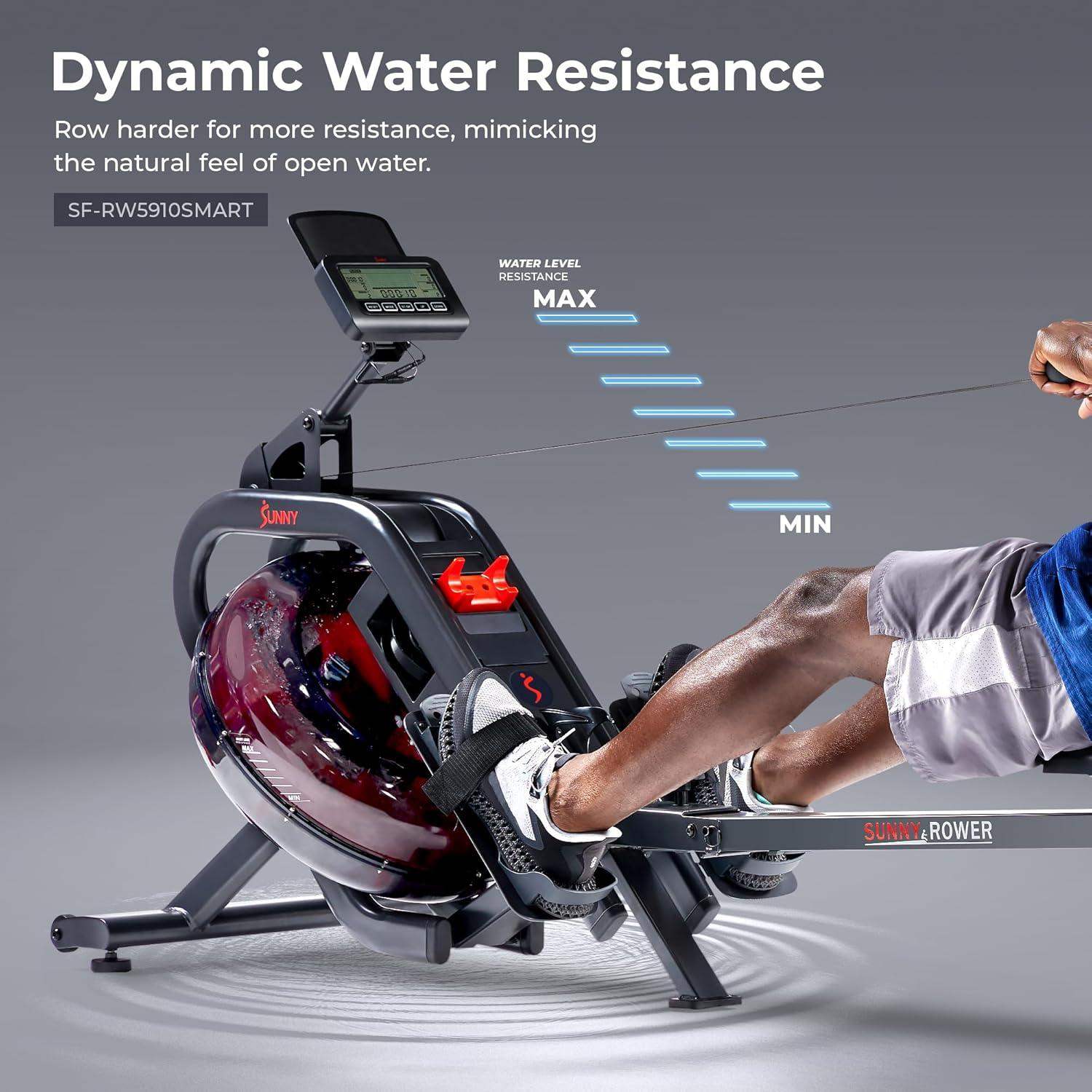 Magnetic Resistance Rowing Machine for Low-Impact Cardio and Upper Back Strength - imprüv  