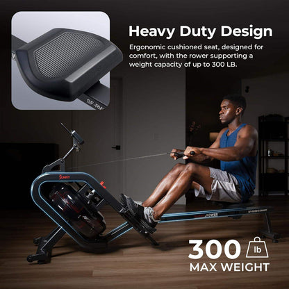 Magnetic Resistance Rowing Machine for Low-Impact Cardio and Upper Back Strength - imprüv  