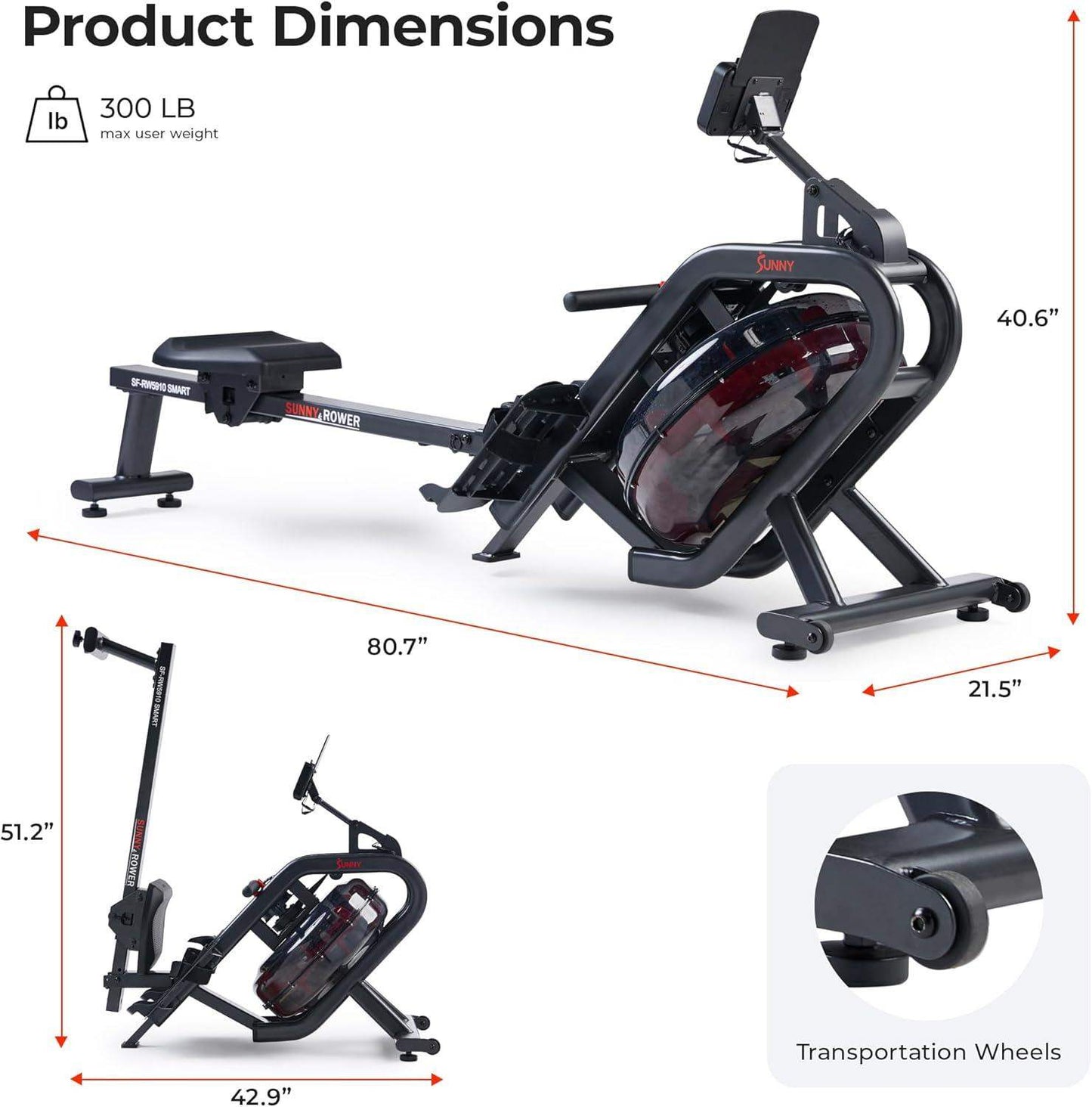 Magnetic Resistance Rowing Machine for Low-Impact Cardio and Upper Back Strength - imprüv  